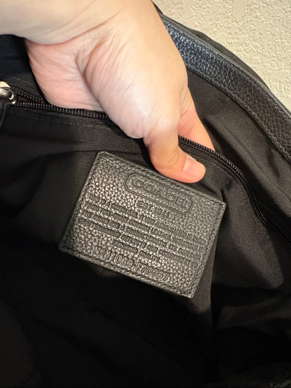 Coach Black Leather Laptop/ Messenger Bag - Picture 11 of 15